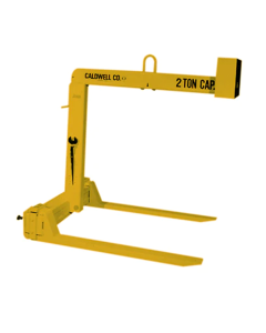 1 1/2 Ton Caldwell Standard Adjustable Fork Pallet Lifter