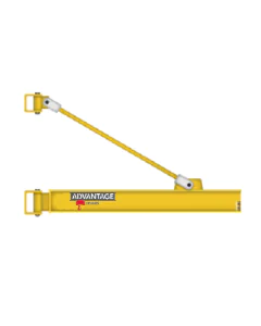 1/2 Ton Advantage Overbraced Tie Rod Wall Mounted Jib Crane